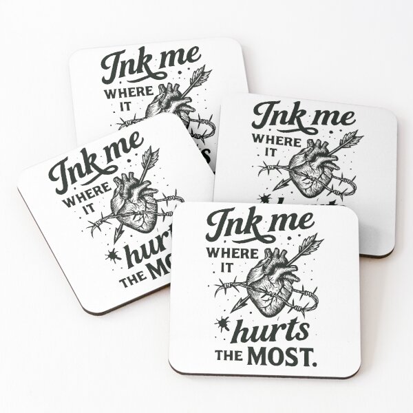 Item preview, Ink me Tattoo Lover quote designed and sold by Lia Vina.