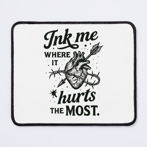 Item preview, Ink me Tattoo Lover quote designed and sold by Lia Vina.