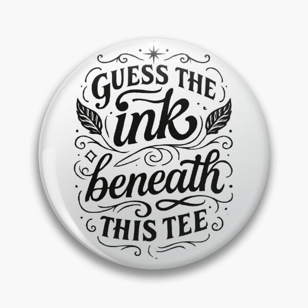 Item preview, Guess the Tattoo Black Ink designed and sold by Lia Vina.