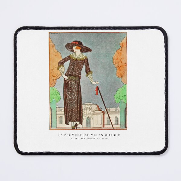 Artikelvorschau, La Promeneuse Mélancolique von George Barbier entworfen und verkauft von TeeARTHY.