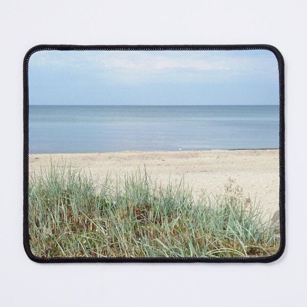 Item preview, Hierba de playa y mar en calma con gaviotas designed and sold by printempstg.