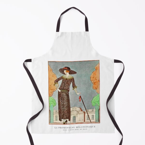 Aperçu de l'œuvre La Promeneuse Mélancolique de George Barbier créée et vendue par TeeARTHY.