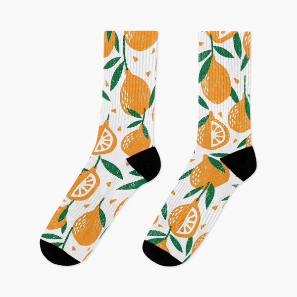 Item preview, Citrus Crown — Oranges, Halves, and Leaves Pattern designed and sold by NicolaZhukov.
