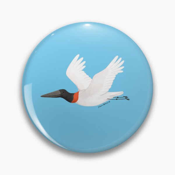 Item preview, Jabiru Stork flying designed and sold by julianamotzko.