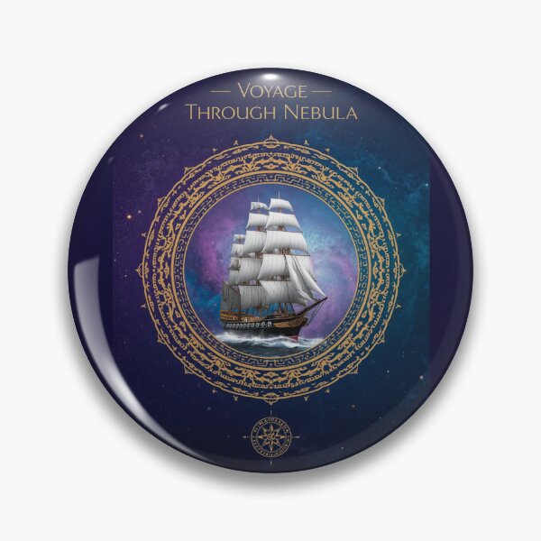 Item preview, Voyage Through Nebula — Part of the Celestial Keel Collection — where history sails through dreams. designed and sold by Mythic Tide.