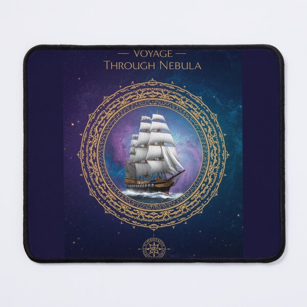 Item preview, Voyage Through Nebula — Part of the Celestial Keel Collection — where history sails through dreams. designed and sold by Mythic Tide.