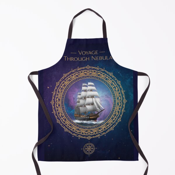 Item preview, Voyage Through Nebula — Part of the Celestial Keel Collection — where history sails through dreams. designed and sold by Mythic Tide.