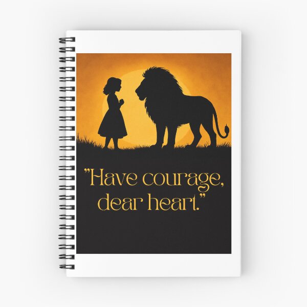 Item preview, Have Courage, Dear Heart Narnia Quote designed and sold by The Painted Topaz.