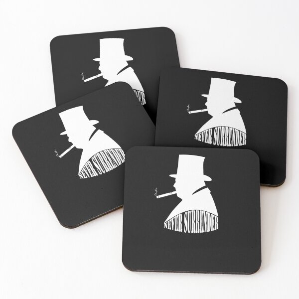 Item preview, Winston Churchill Never Surrender Quote  	 designed and sold by slkuiguqqq45.