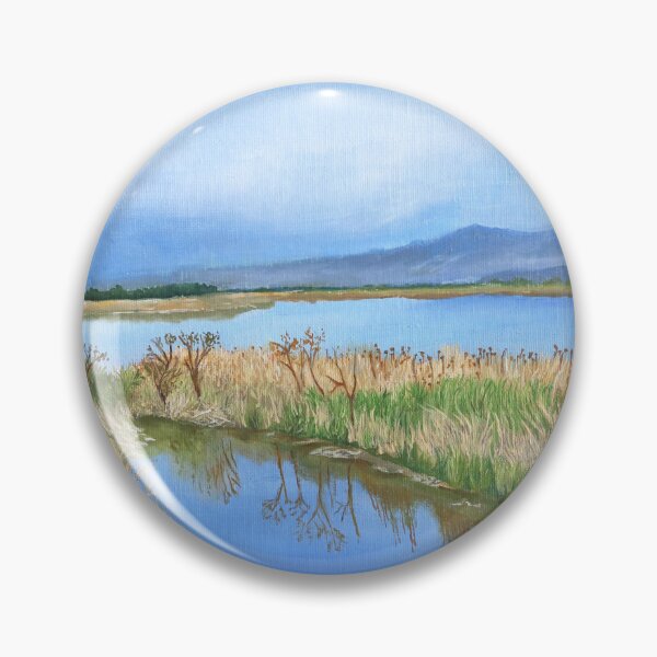 Item preview, HULA VALLEY Oil Painting On Canvas Board 17 X 13 Inches designed and sold by Melvyn Kahan.