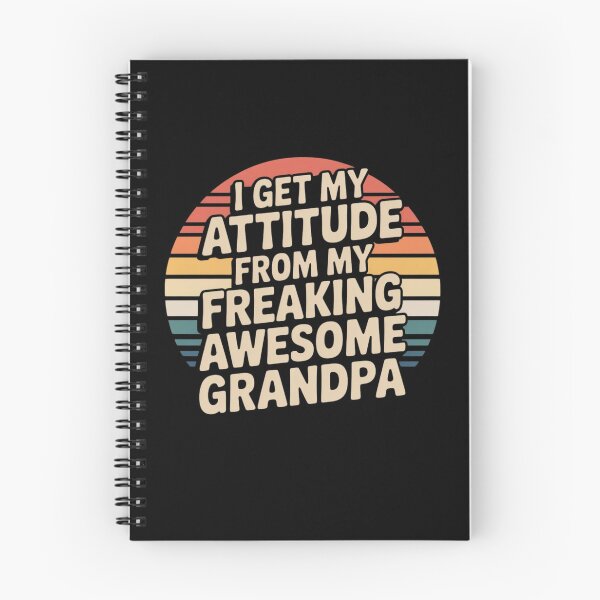 Item preview, I Get My Attitude from My Freaking Awesome Grandpa designed and sold by Mateusz Majcherek.