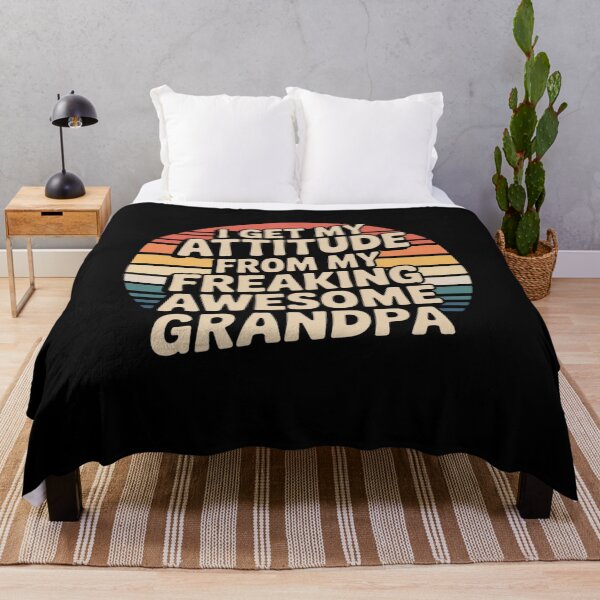 Item preview, I Get My Attitude from My Freaking Awesome Grandpa designed and sold by Mateusz Majcherek.