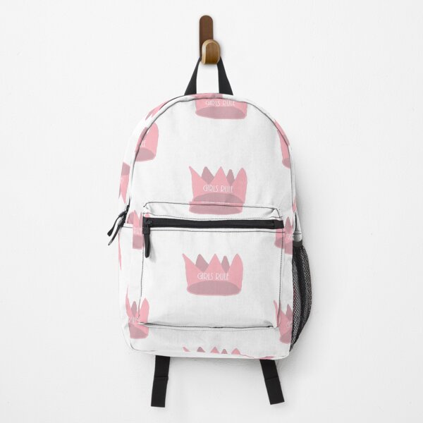 Item preview, Pink Crown With 'Girls Rule' Text Emphasizing Girl Power And Feminine Confidence designed and sold by Beautiful art store.