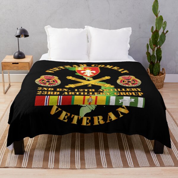 Item preview, Army - Vietnam Combat Vet w 2nd Bn 12th Artillery - 23rd Artillery Group w VN SVC designed and sold by Military Insignia Products.