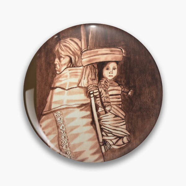Item preview, NATIVE AMERICAN AND PAPOOSE  designed and sold by JoAnnHayden.