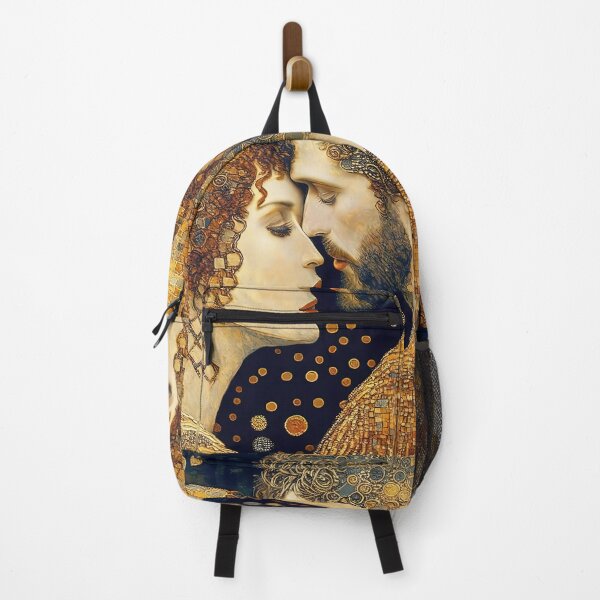 Item preview, Loving Couple Portrait Inspired By Gustav Klimt designed and sold by LanaGustavsson.
