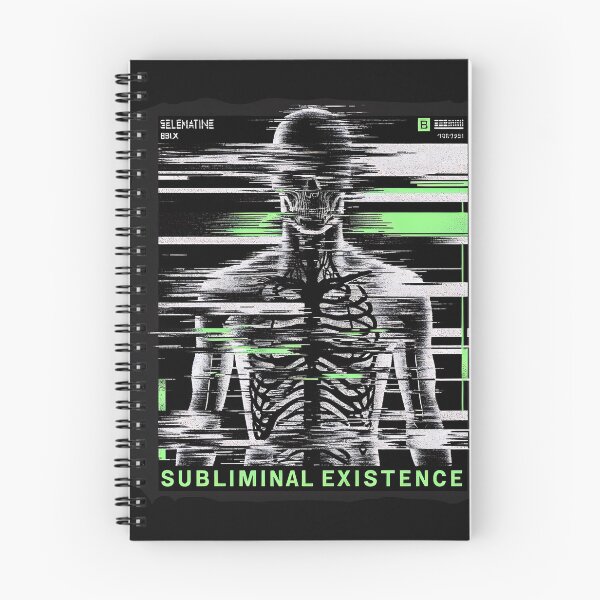Item preview, Subliminal Existence – Glitched Human Silhouette Shirt designed and sold by Sinister prints.