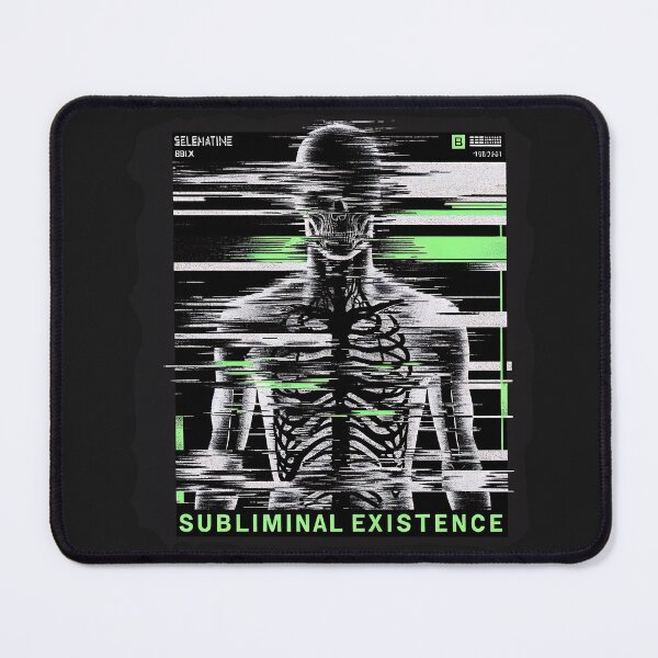 Item preview, Subliminal Existence – Glitched Human Silhouette Shirt designed and sold by Sinister prints.