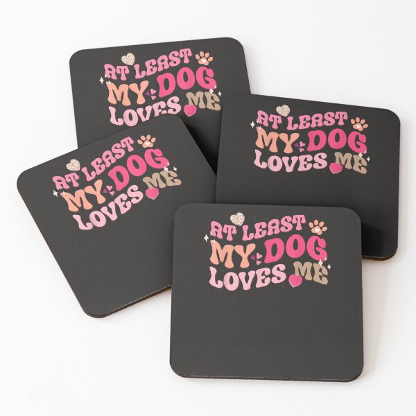 Item preview, At Least Dog Loves Me Romantic Couple My Valentine'S Day designed and sold by sherfyvho.