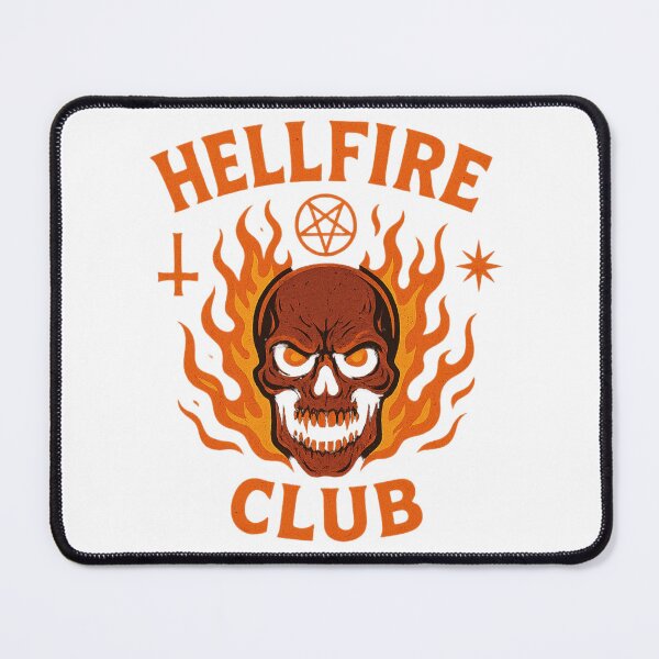 Item preview, Fiery Demonic Skull Hellfire Club Design designed and sold by PrintVibra.