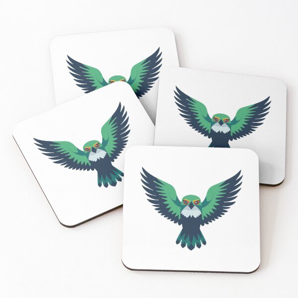Item preview, Majestic Green Hawk Illustration designed and sold by Crazy Flex.
