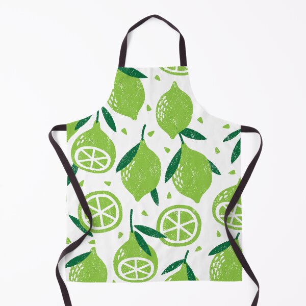 Item preview, Citrus Verde — Limes, Halves, and Leaves Pattern designed and sold by NicolaZhukov.