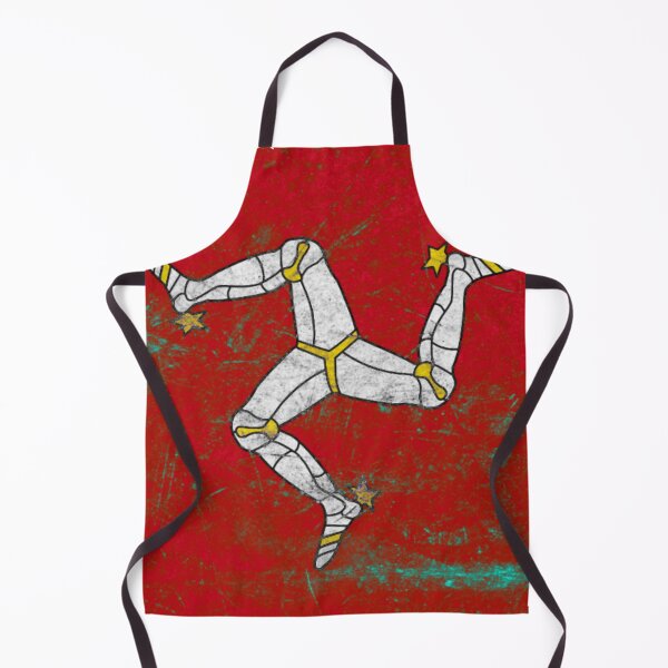 Item preview, Isle of Man flag metal texture | Isle of Man Triskelion Metal Design designed and sold by RoyalMerchantShop.