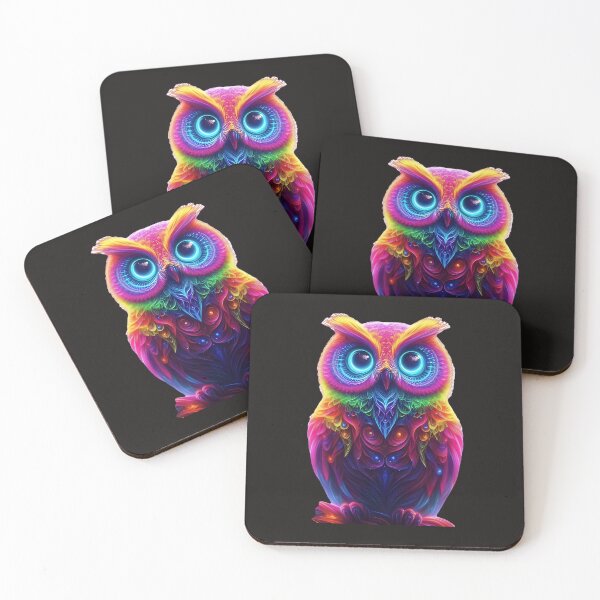 Item preview, Neon Owl Vision designed and sold by AspisArtworks.