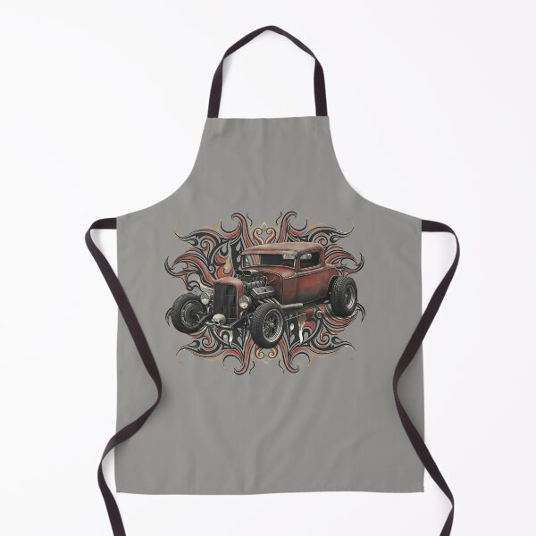 Item preview, Rat Rod Flames and Pinstripes Classic Car Rockabilly designed and sold by Friends Custom Creations.