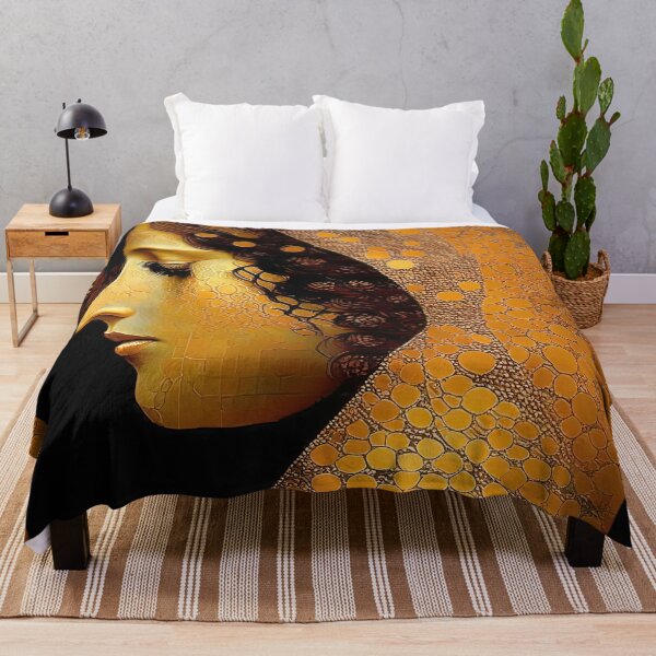 Item preview, Art Nouveau Woman`s Portrait Inspired By Gustav Klimt designed and sold by LanaGustavsson.