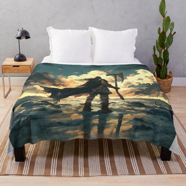 Item preview, Norse Berserker Under Stormy Skies designed and sold by Christian Weiss.