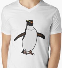 Fiordland Penguin Men's V-Neck T-Shirt