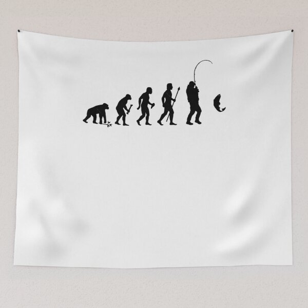 Item preview, Evolution Of Man And Fishing  	 designed and sold by ljdcetgmydv29.