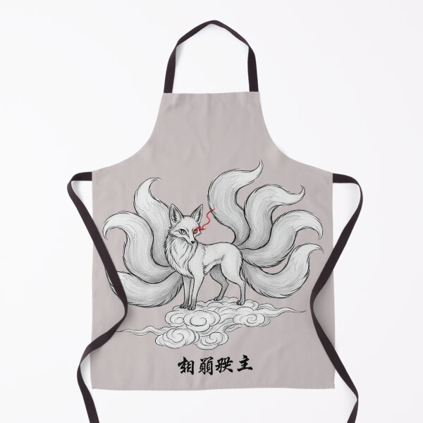Item preview, Nine-Tailed Kitsune Mystical Fox Charcoal Anime designed and sold by JOSTH.