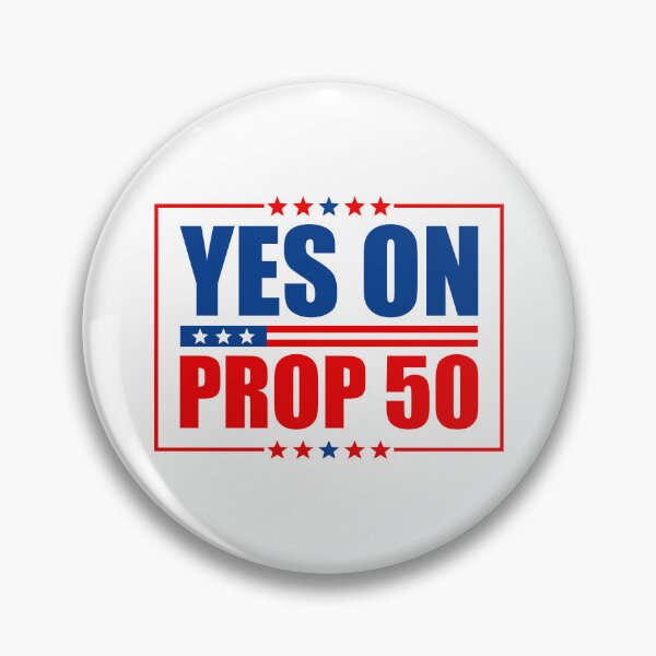 Item preview, Yes On Prop 50 California - Defend Democracy designed and sold by PixVib.