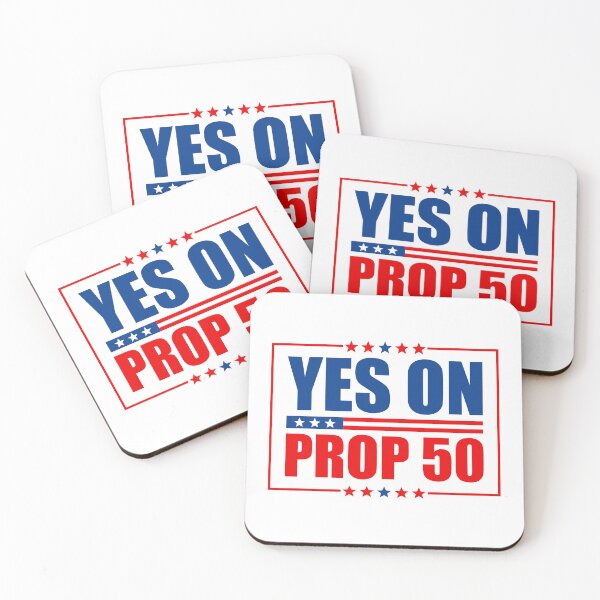 Item preview, Yes On Prop 50 California - Defend Democracy designed and sold by PixVib.