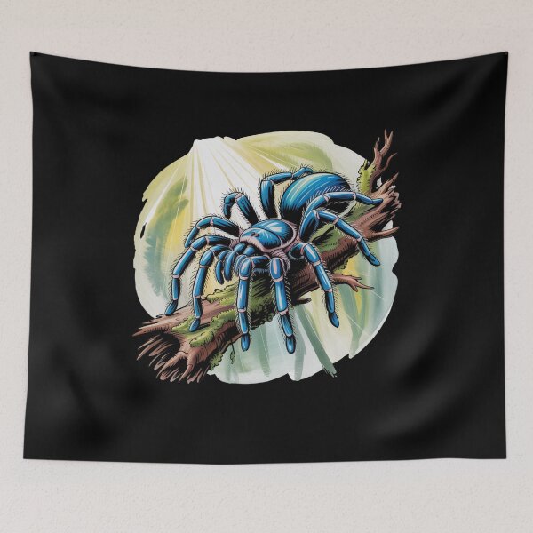 Item preview, Blue tarantula designed and sold by Mateusz Majcherek.