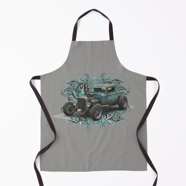 Item preview, Rat Rod Flames and Pinstripes Classic Car Rockabilly designed and sold by Friends Custom Creations.