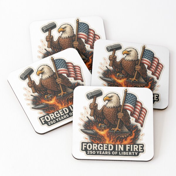 Item preview, 250th Anniversary of the USA - Forged in Fire - 250 Years of Liberty designed and sold by Collins Design.