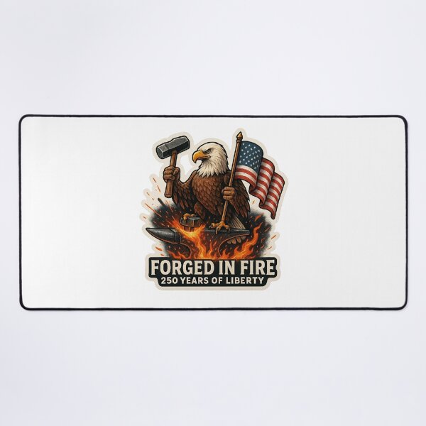 Item preview, 250th Anniversary of the USA - Forged in Fire - 250 Years of Liberty designed and sold by Collins Design.