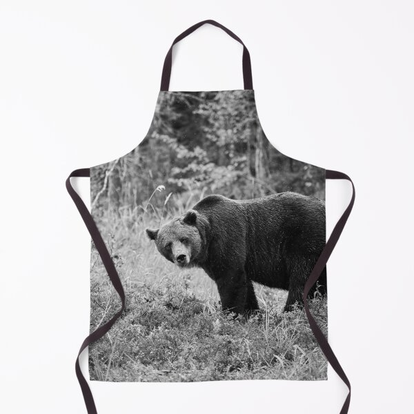 Item preview, Sideways. Brown bear 2025 bw designed and sold by Jouko Lehto Photography.