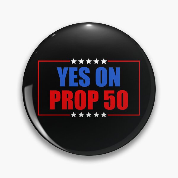 Item preview, Yes On Prop 50 California - Defend Democracy designed and sold by PixVib.