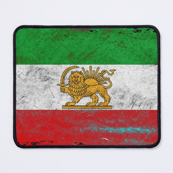 Item preview, Old Persia Iran Flag – Lion and Sun Design designed and sold by RoyalMerchantShop.
