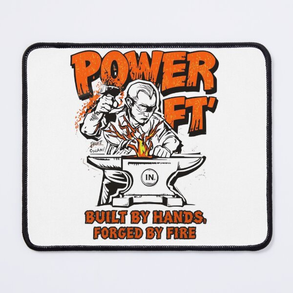 Item preview, Blacksmith Power – Built by Hands, Forged by Fire Craft T-Shirt & Sticker designed and sold by ZYNORAworld.