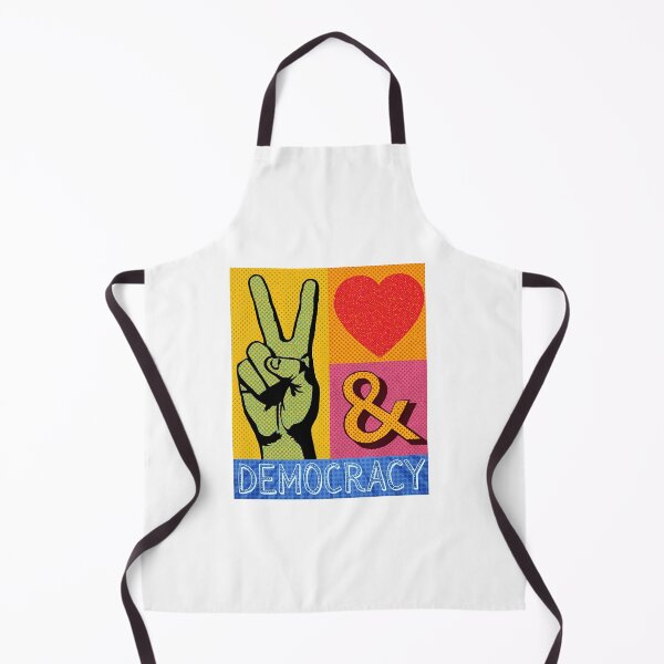 Item preview, Peace Love & Democracy – Pop Art Activist Design for Change Makers designed and sold by gillys.