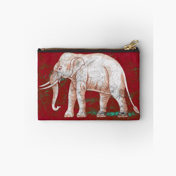 Artikelvorschau, Alte Siam Flagge – Historische Flagge mit weißem Elefanten, Thailand Geschichte & Kultur entworfen und verkauft von RoyalMerchantShop.