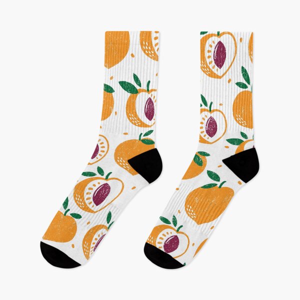 Item preview, Golden Orchard — Peaches, Halves, and Leaves Pattern designed and sold by NicolaZhukov.