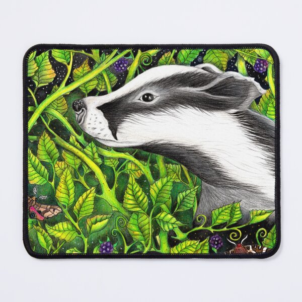 Item preview, Badger in the Brambles designed and sold by Christina Plumb.
