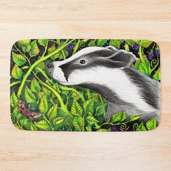 Item preview, Badger in the Brambles designed and sold by Christina Plumb.
