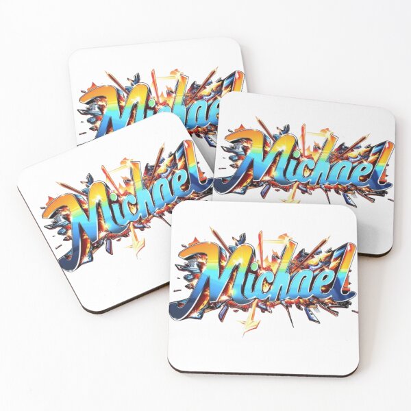 Item preview, Michael 3D Graffiti Style Name Art designed and sold by AlexLineArt.